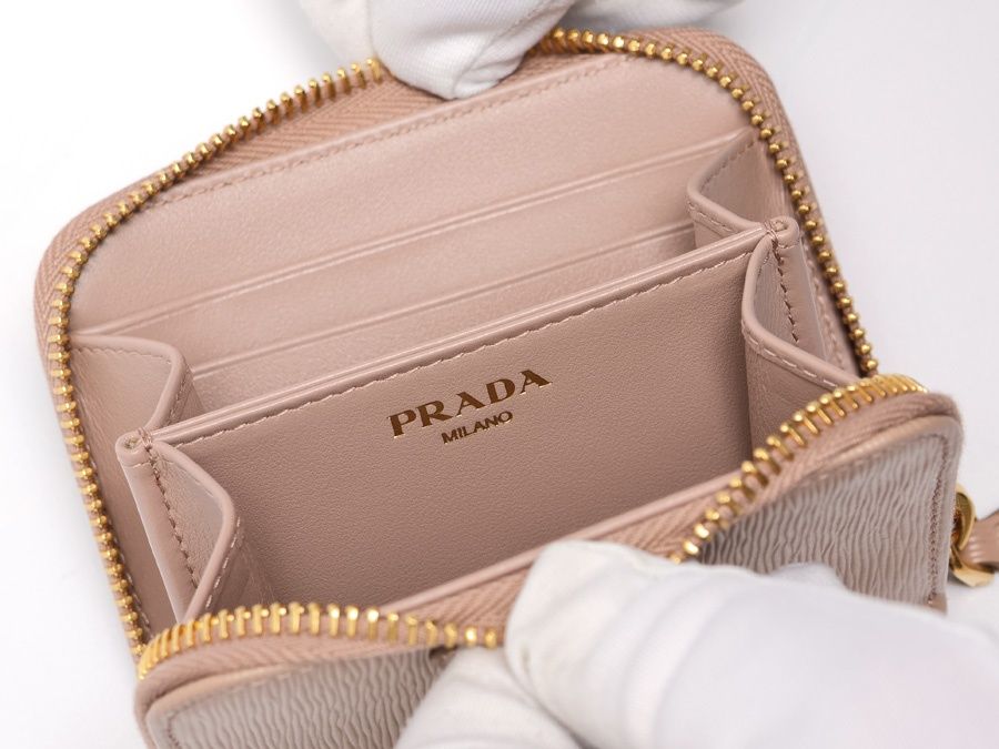 プラダ / PRADA ラウンド ジップ コインケース 1MM268 サフィアーノ  