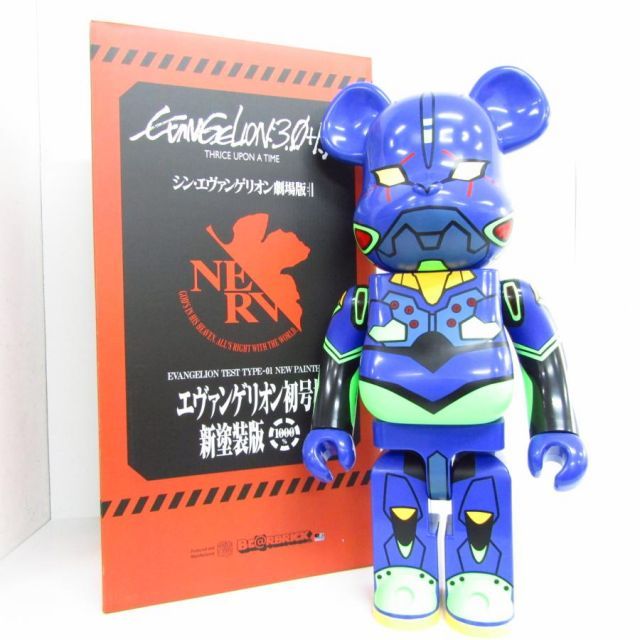 BE@RBRICK エヴァンゲリオン 初号機(新塗装版) 100％ & 400％ BE@RBRICK SERIES 50