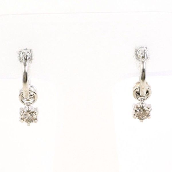 PT900 ピアス ダイヤ 0.10 ×2 総重量約1.3g