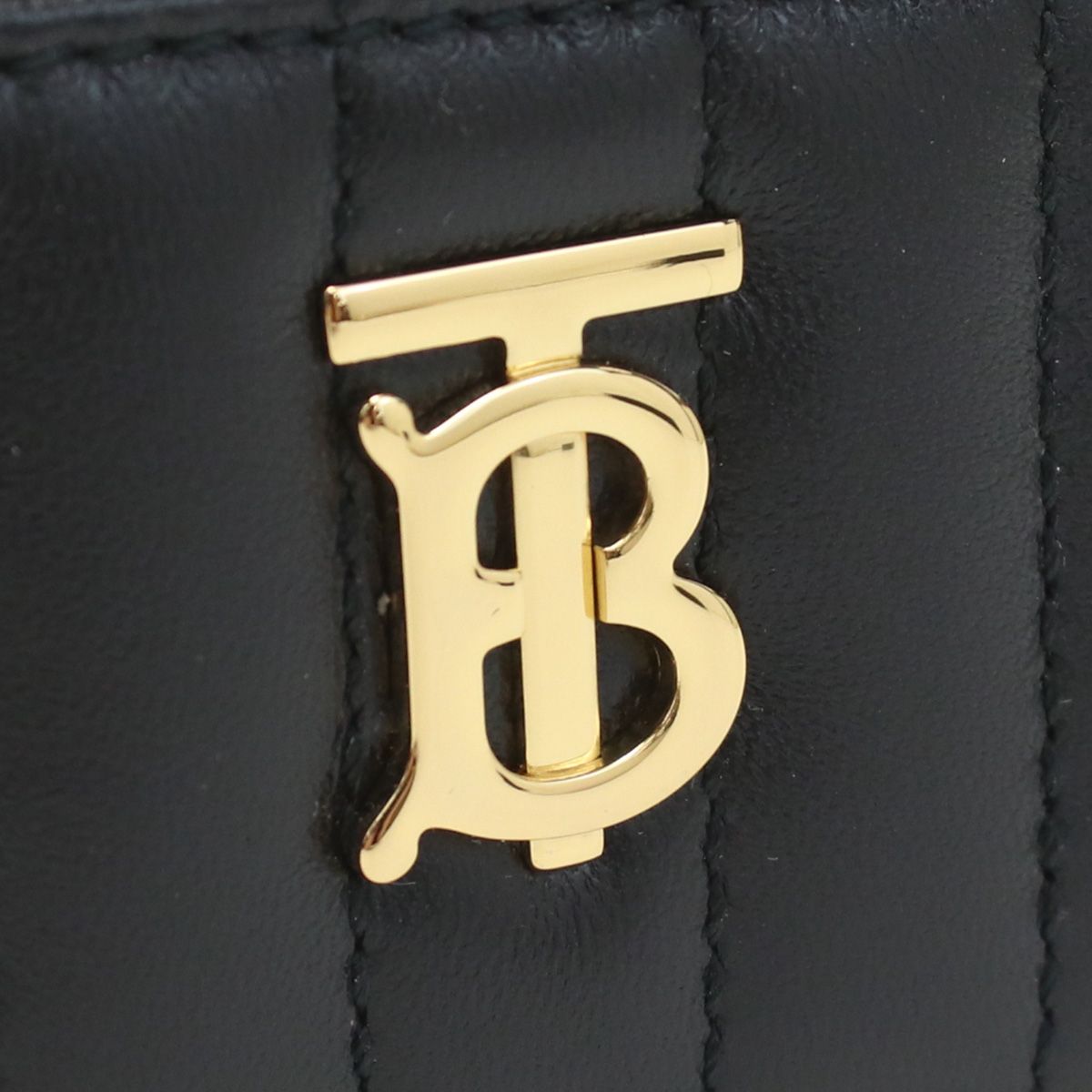 BURBERRY バーバリー 8062374 カードケース BLACK-LIGHT GOLD ブラック