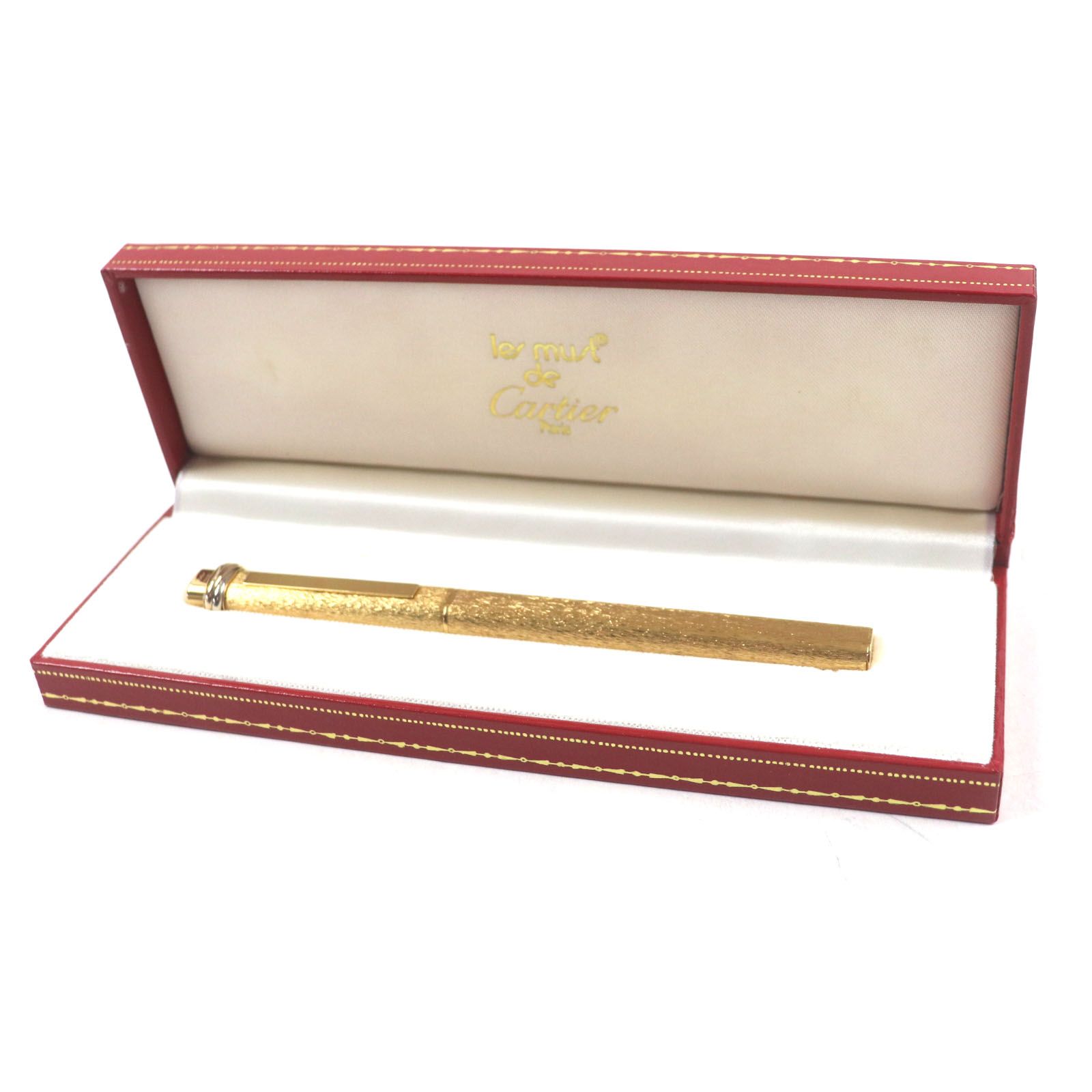 極美品▽Cartier カルティエ ヴィンテージ トリニティ ー 総柄