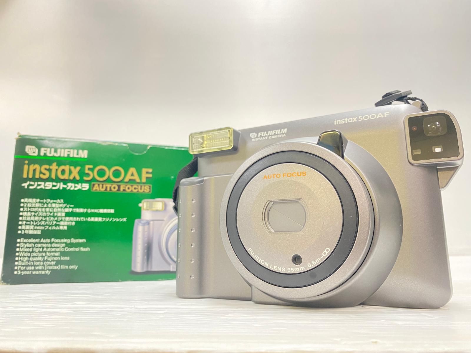 中古品】FUJIFILM instax 500AF インスタントカメラ オートフォーカス 