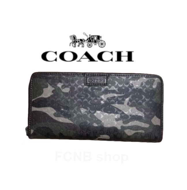 ☆新品☆ COACH（コーチ）財布 長財布 ファティーグ カモフラージュ 迷彩 メンズ【新品・未使用】 - メルカリ