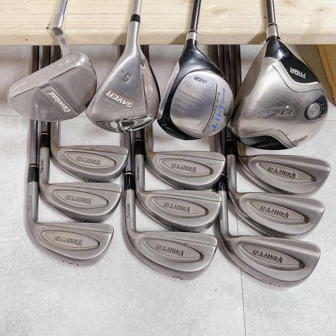 X549 プロギア マルマン メンズ ゴルフ クラブセット 14点 初心者 入門