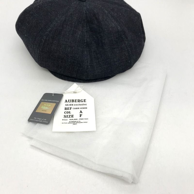 AUBERGE キャスケット 美品 AUBERGE SE7EN カリブ レノン キャスケット 美品 シーアイランド