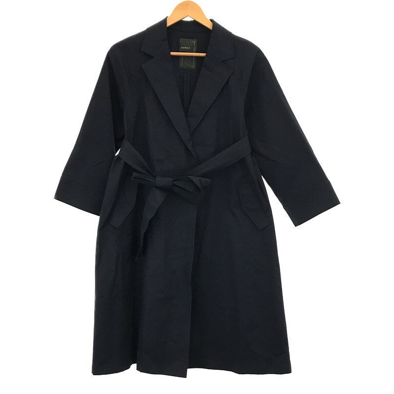 NOBLE / ノーブル | フロントスナップ ベルト付き トレンチコート | 38