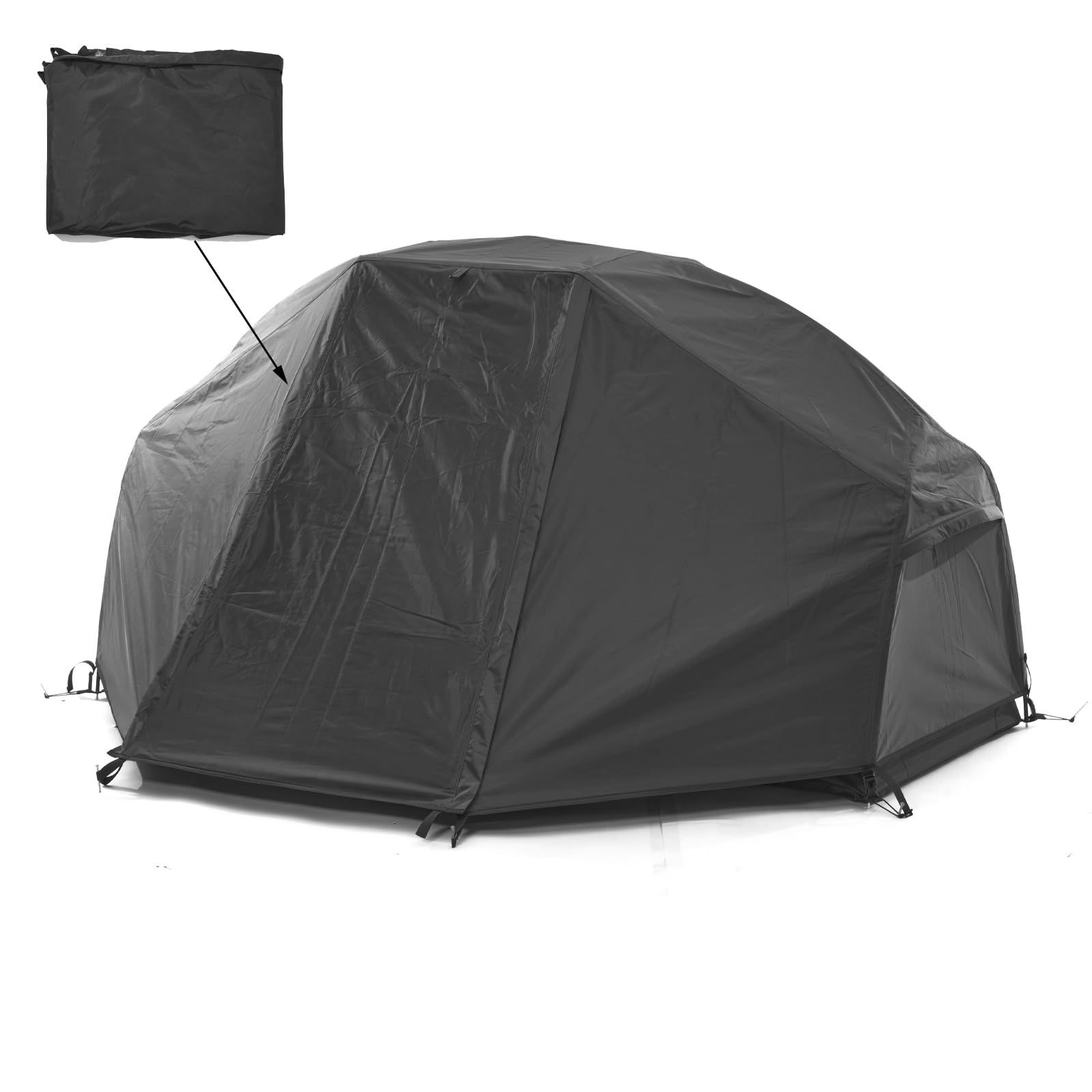【人気商品】タイプ WAY 軽量 アルミポール 3 前後出入り口 TCテント メッシュ天窓 ツーリンドーム 【サイド窓】焚き火可 1人用 小型テント インナーテント キャンプテント ハイキング カンガ