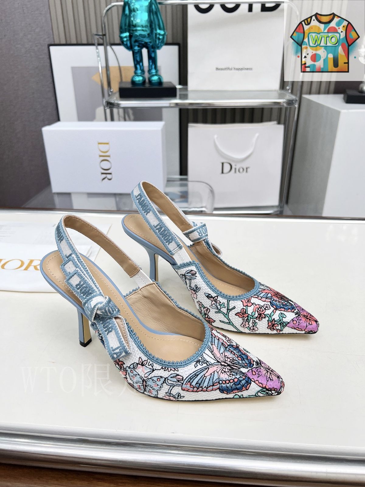 Dior 刺繍付き青サンダル 中ヒール 楽天市場】サンダル レディース 黒 4.5cmヒール ストラップ