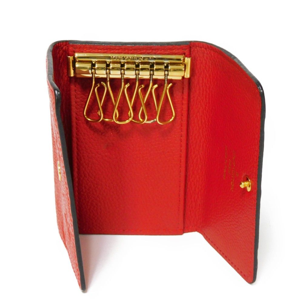 【美品SS】ルイヴィトン　ミュルティクレ6連　アンプラント　スカーレット　赤系 楽天市場】ルイヴィトン【Louis Vuitton】M63708 ミュルティクレ6 6連