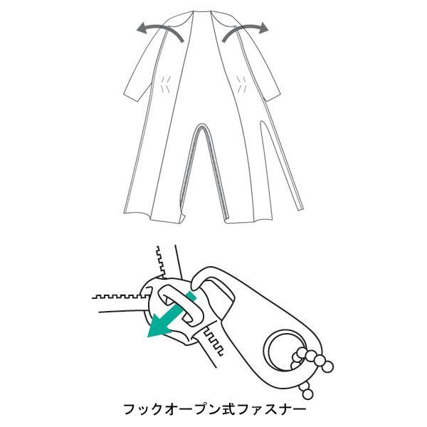 丸昌 制菌介護用つなぎ（フルオープン型） LL ／28957 ピンク - メルカリ