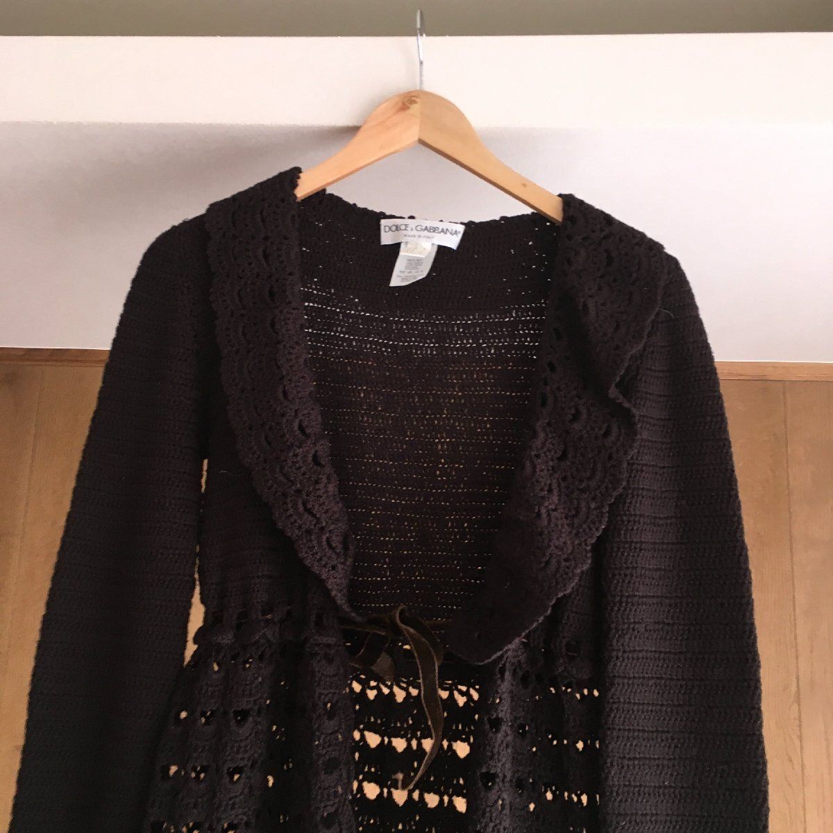 美品 DOLCE & GABBANA ドルチェ＆ガッバーナ ロングカーディガン 