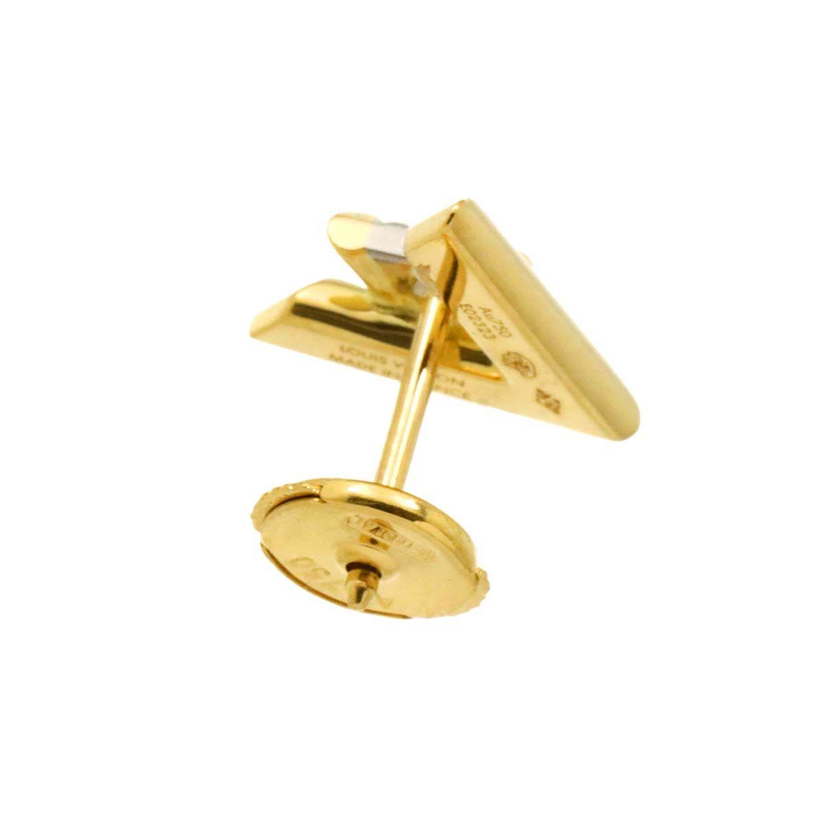 LOUISVUITTONルイ・ヴィトンピアス　片方 ルイヴィトン LOUIS VUITTON エッセンシャル V ピアス 片方のみ ルイ