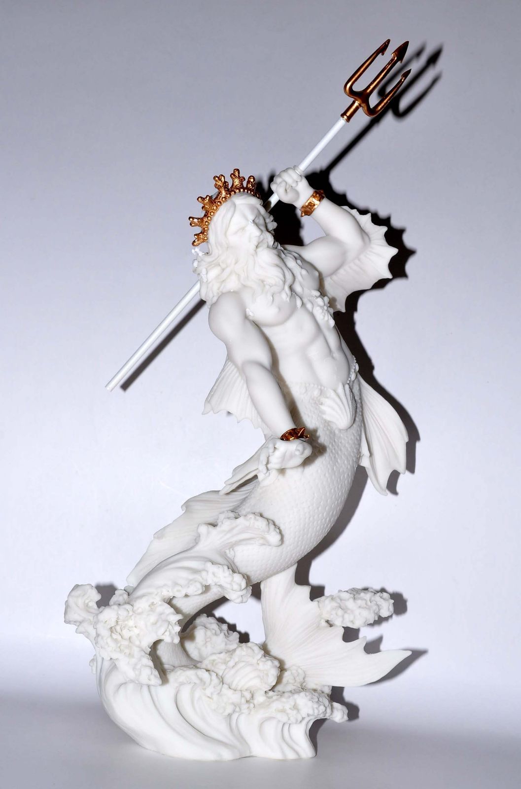 西洋彫刻 ポセイドン（ネプチューン）ギリシャ神話 ローマ時代 大理石