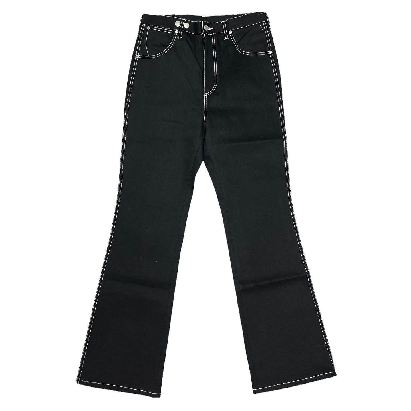 BASICKS ♡Heart Stitch Flare Denim Pants - メルカリ