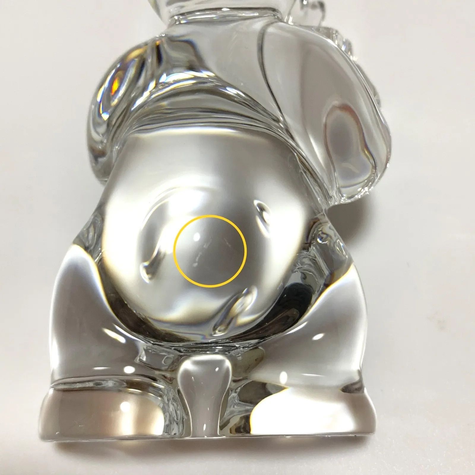 値下げ！Baccarat バカラ ノエル テディベア クリスタルガラス