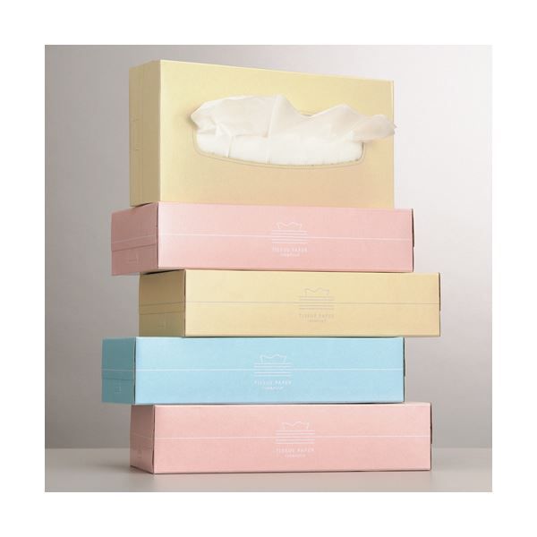 まとめ スバル紙販売 ティッシュペーパーPastel 150組 箱 1パック 5箱 ×20セット