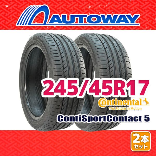 AUTOWAY】 新品 245/45R17 サマータイヤ CONTINENTAL 