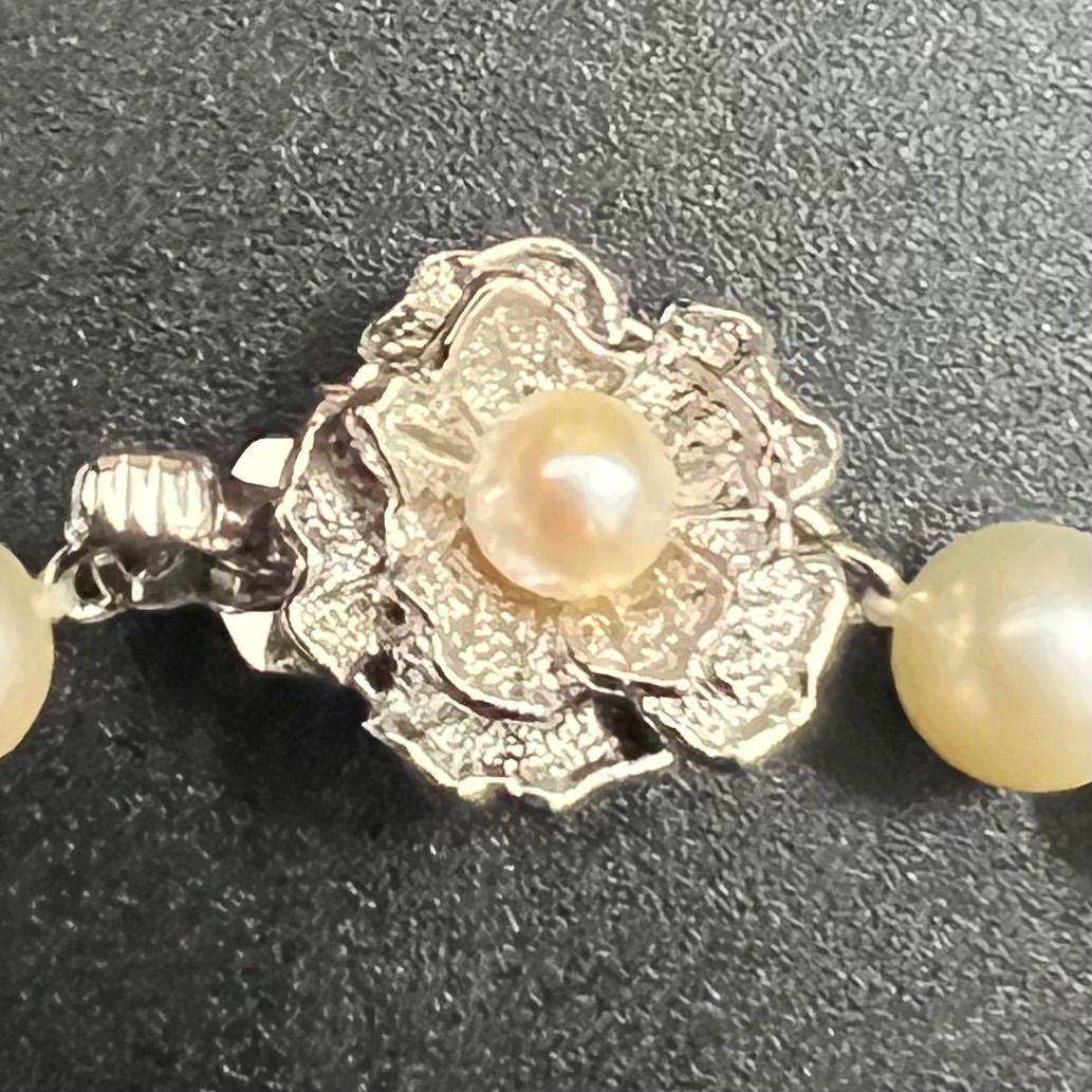 楽天市場】7.5-8.0mm パール ネックレス ピアス セット