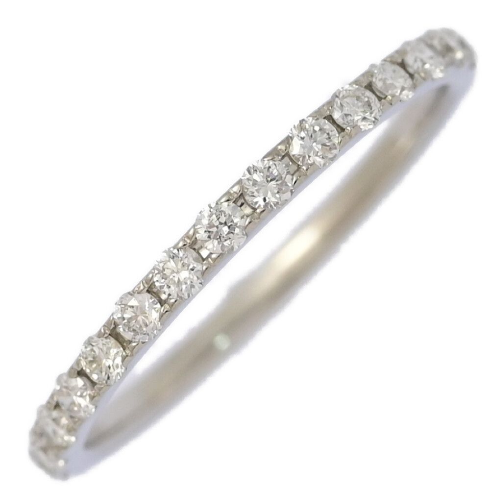 0.3ct ハーフエタニティセッティング･ダイヤモンドリング･指輪 Pt900-2.0g 12号 52 プラチナ プレゼント 記念日 ♀ S レディース 593955