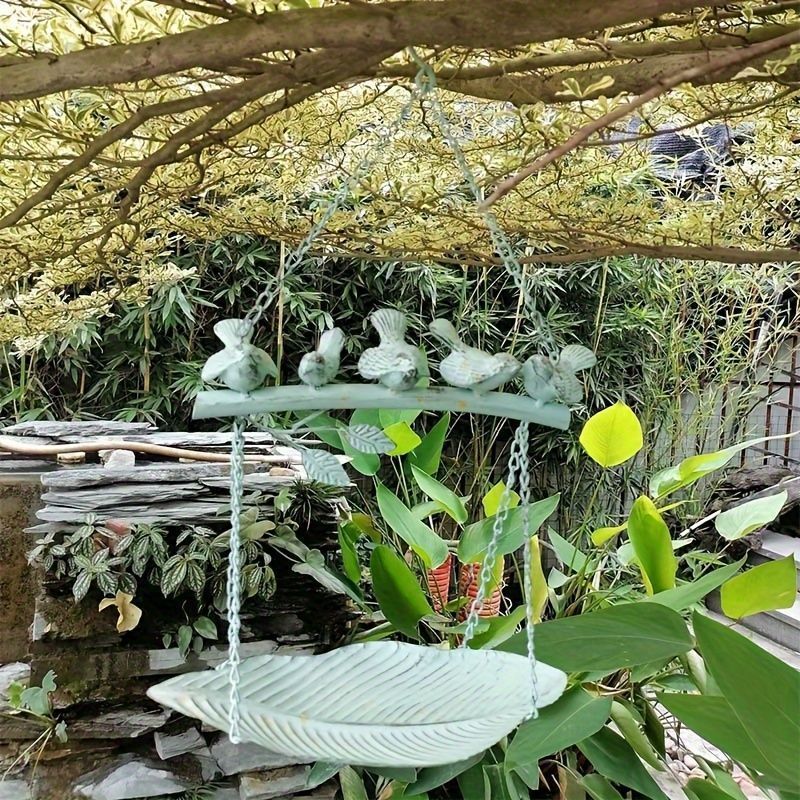 吊り下げ バードフィーダー 小鳥 野鳥 用 給餌器 餌箱 餌台えさ置き 壁掛け 取り付け簡単 小鳥 餌入れ 鳥 ガーデンオブジェ インテ