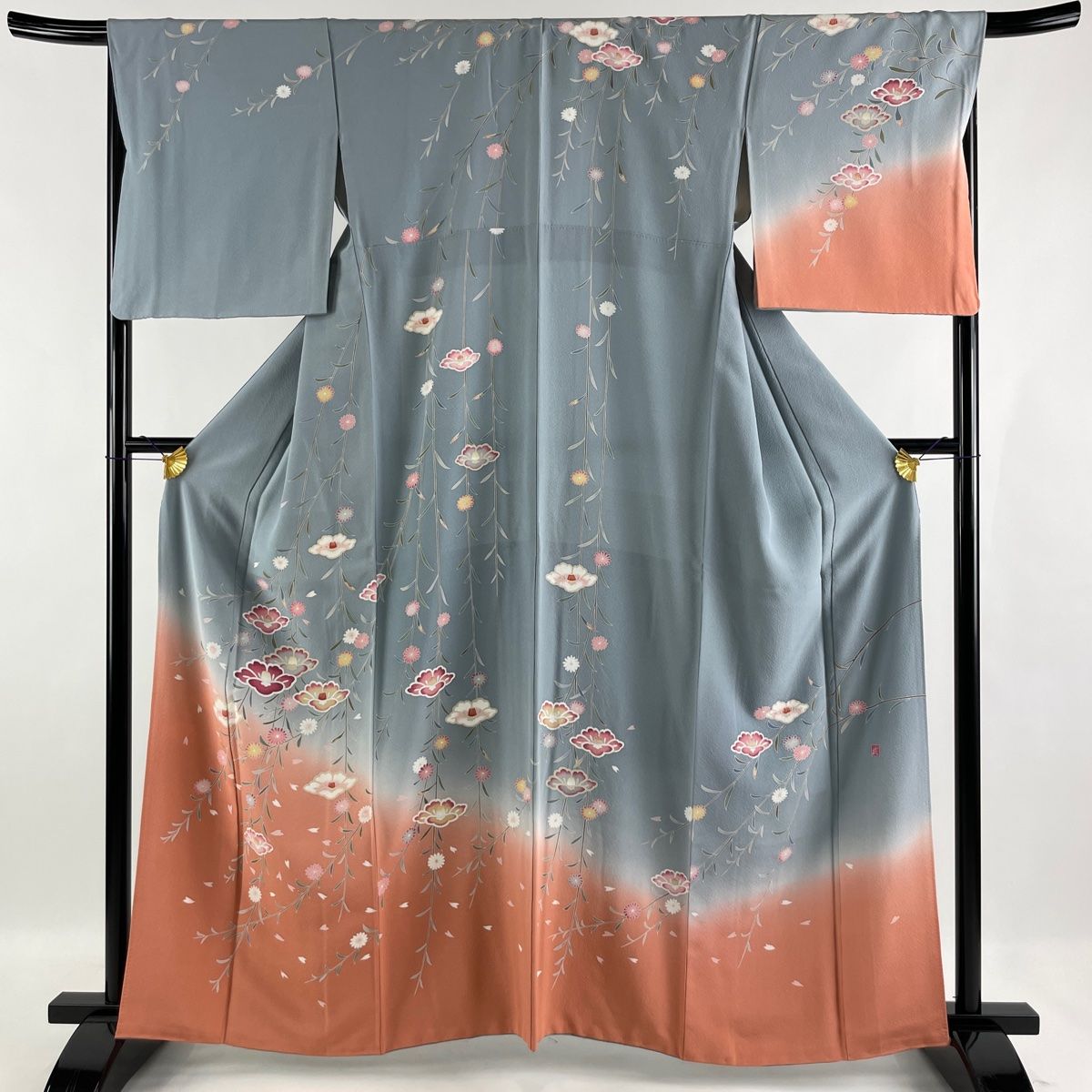 訪問着 身丈162cm 裄丈68cm 正絹 美品 名品-