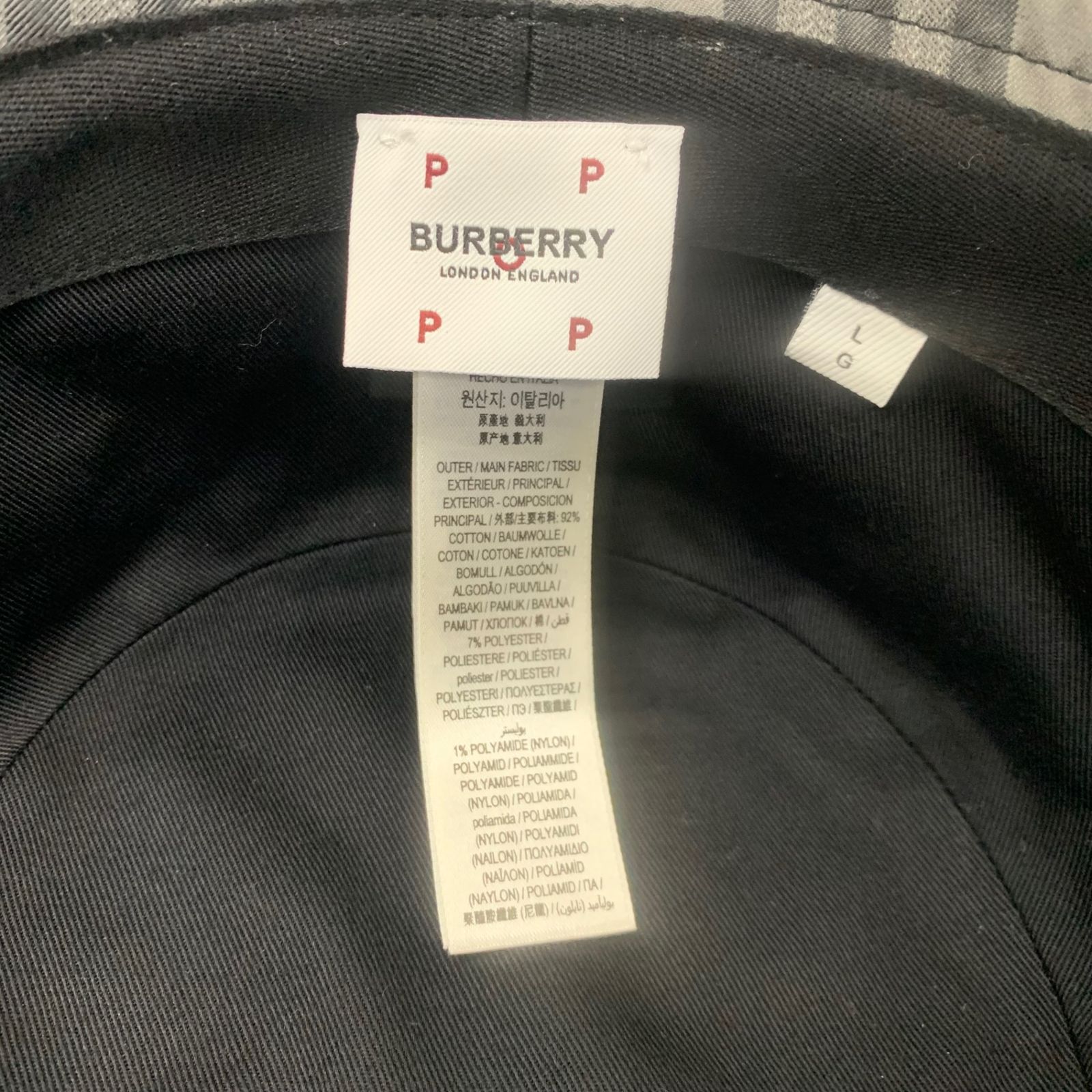 グレー チェック