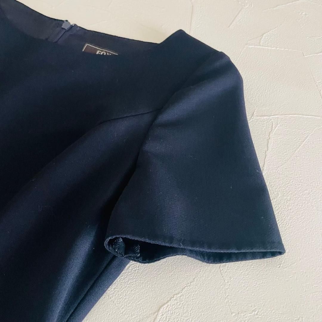 FOXEY フォクシー ワンピース 38 ブラック セットアップ単品 美品