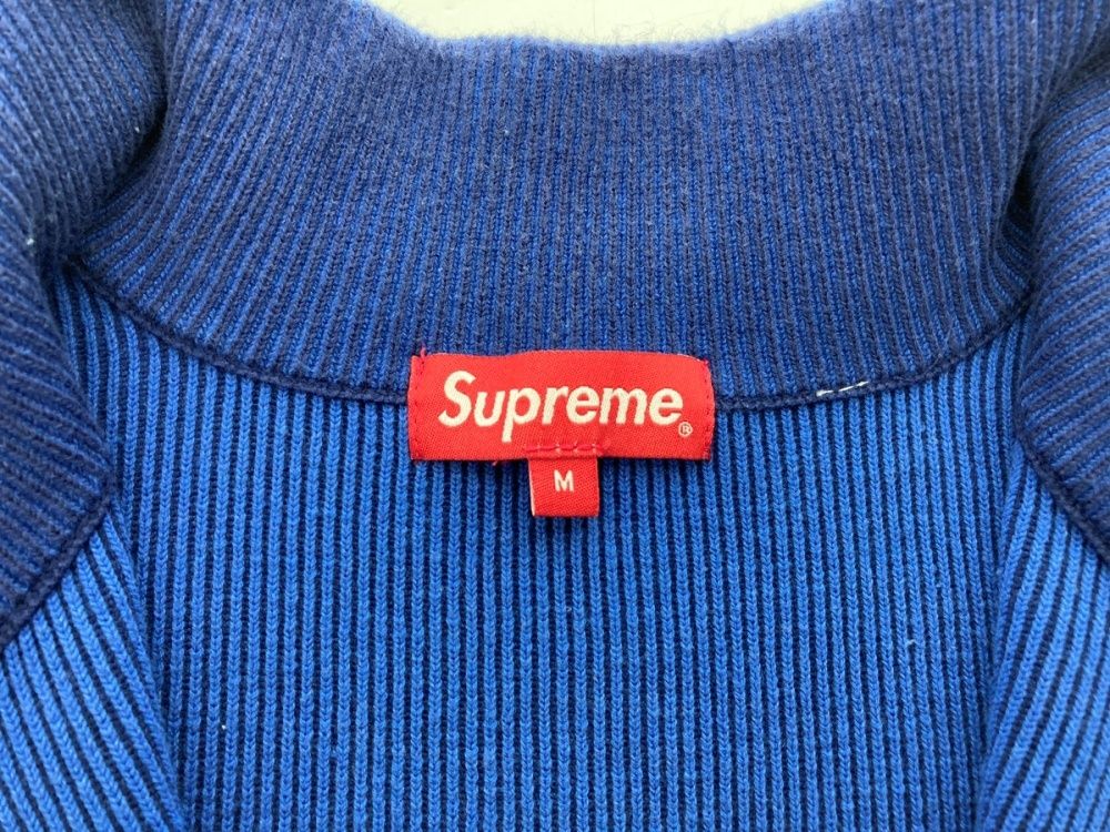 シュプリーム SUPREME 2-Tone Ribbed Zip Up Sweater ジップ