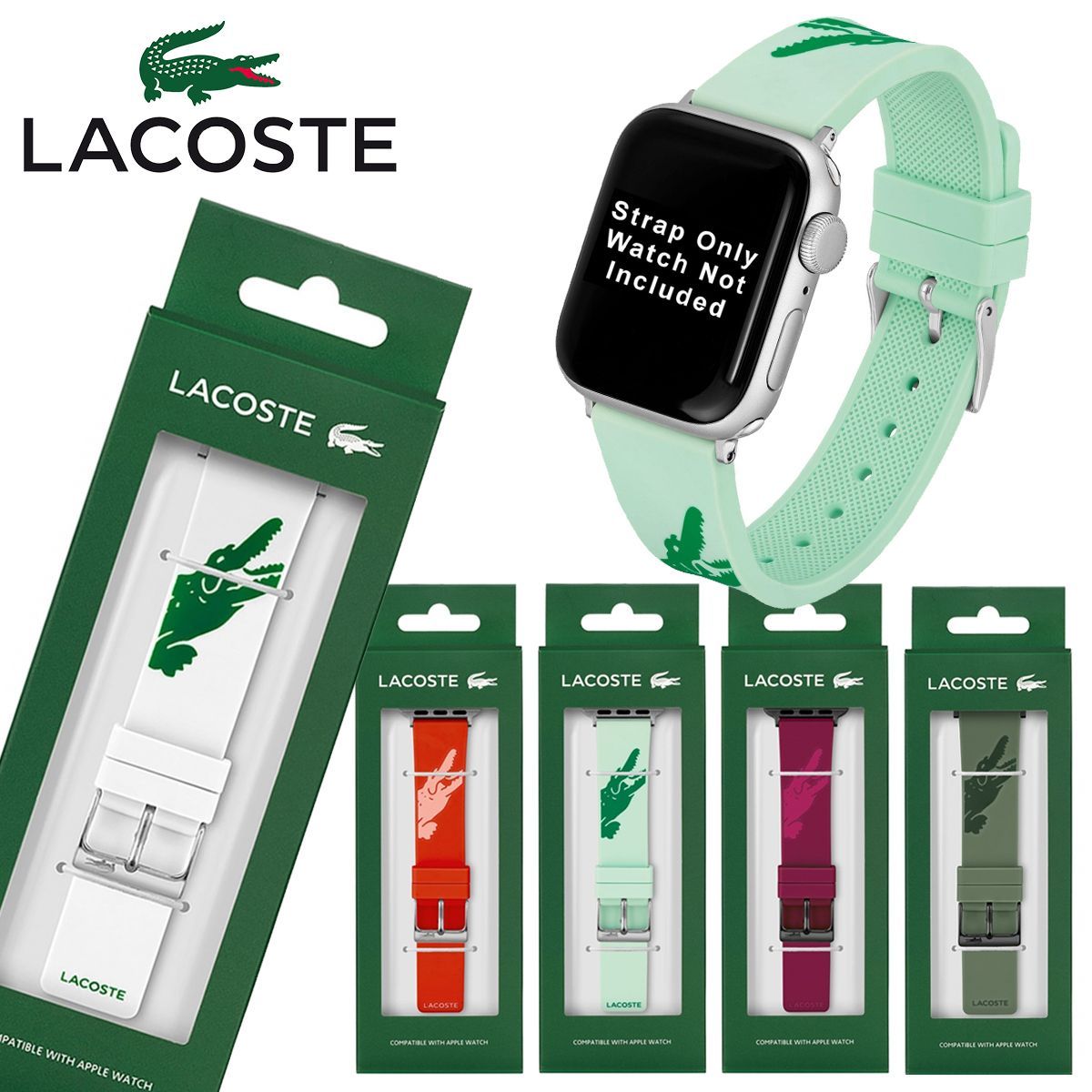 LACOSTE ラコステ APPLEWATCH ベルト - レザーベルト