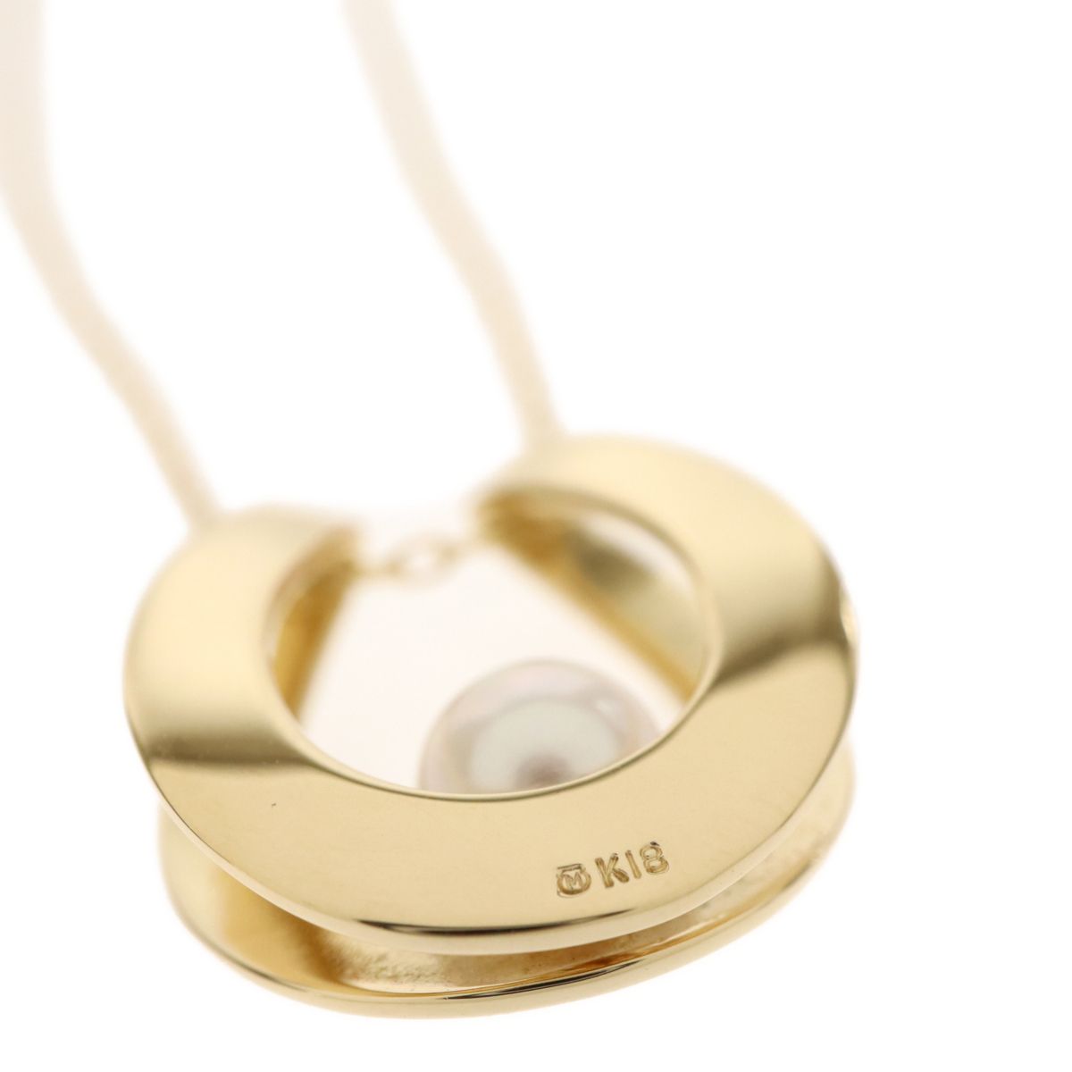MIKIMOTO ミキモト K18YG 18金イエローゴールド 真珠 アコヤパール1P 