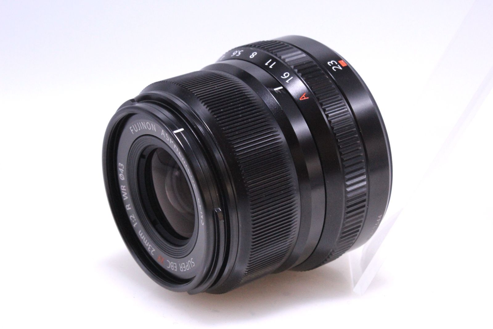 XF 23 mm F 2 R WR 防塵防滴耐低温 絞りリング ブラック 交換レンズ フジノン 単焦点 準広角 コンパクト