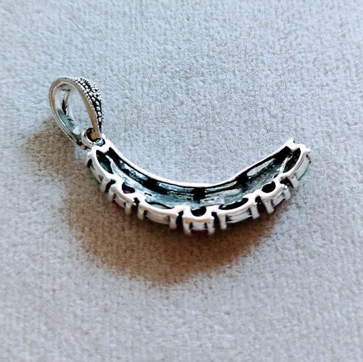 NEW トルコ製 925silver 天然石エメラルドルビー ペンダントトップ NEW トルコ製 925silver 天然石エメラルドルビー ペンダント