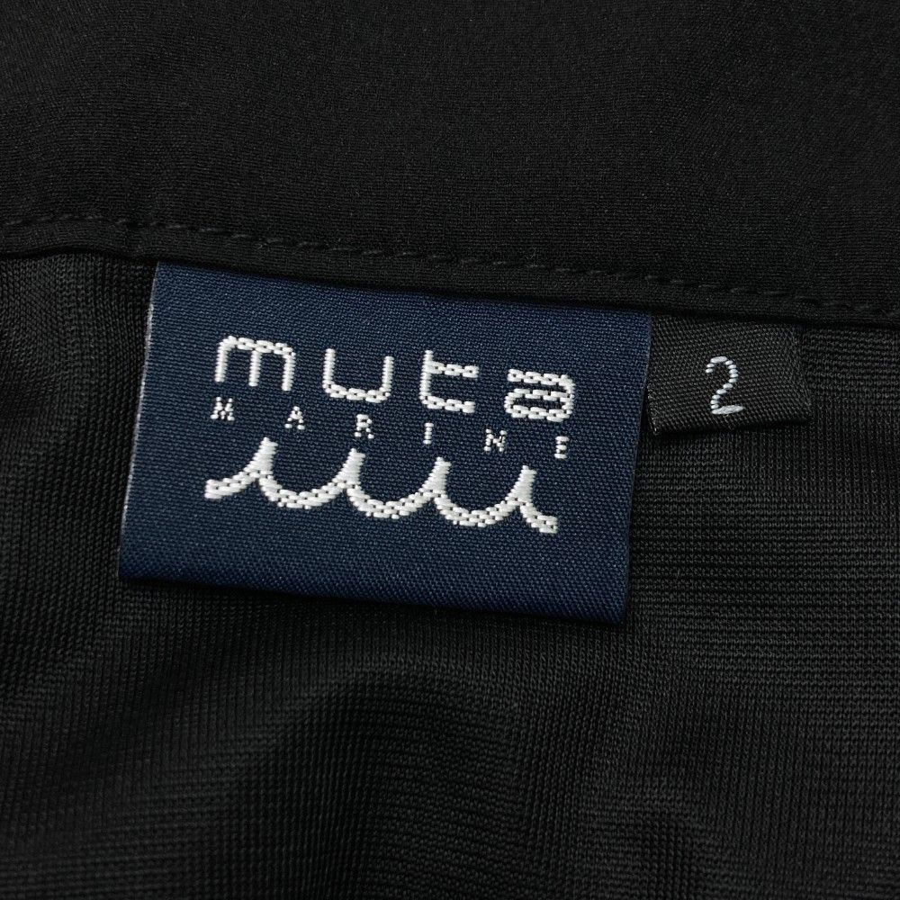 ムータマリン　スカート ブラック　サイズ2 muta MARINE GOLF ムータマリンゴルフ レディース ゴルフウェア