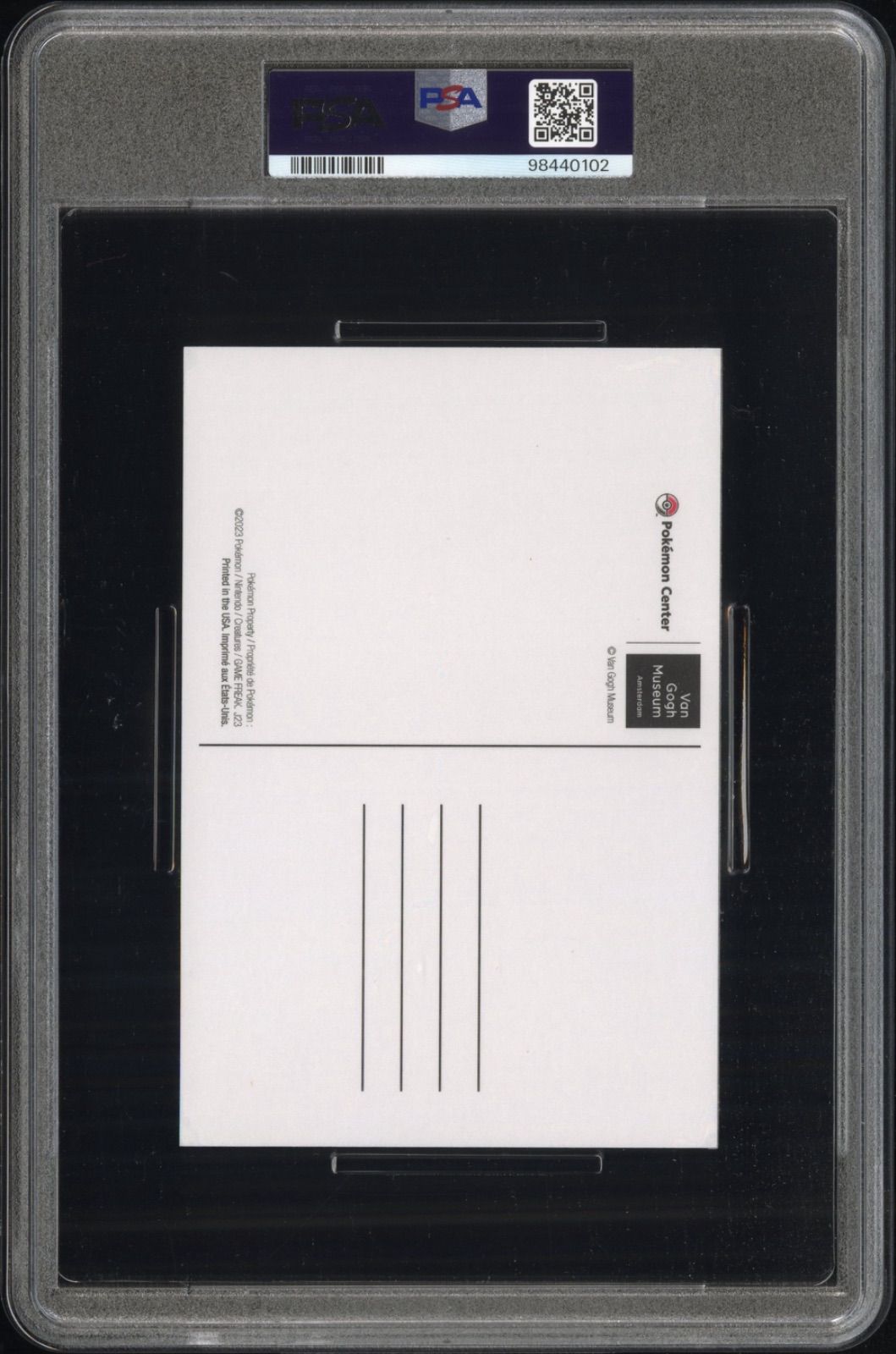 【PSA10】ゴッホピカチュウ ポストカード ゴッホ展 ジャンボカード PSA10】ゴッホピカチュウ ポストカード ゴッホ展 ジャンボカード