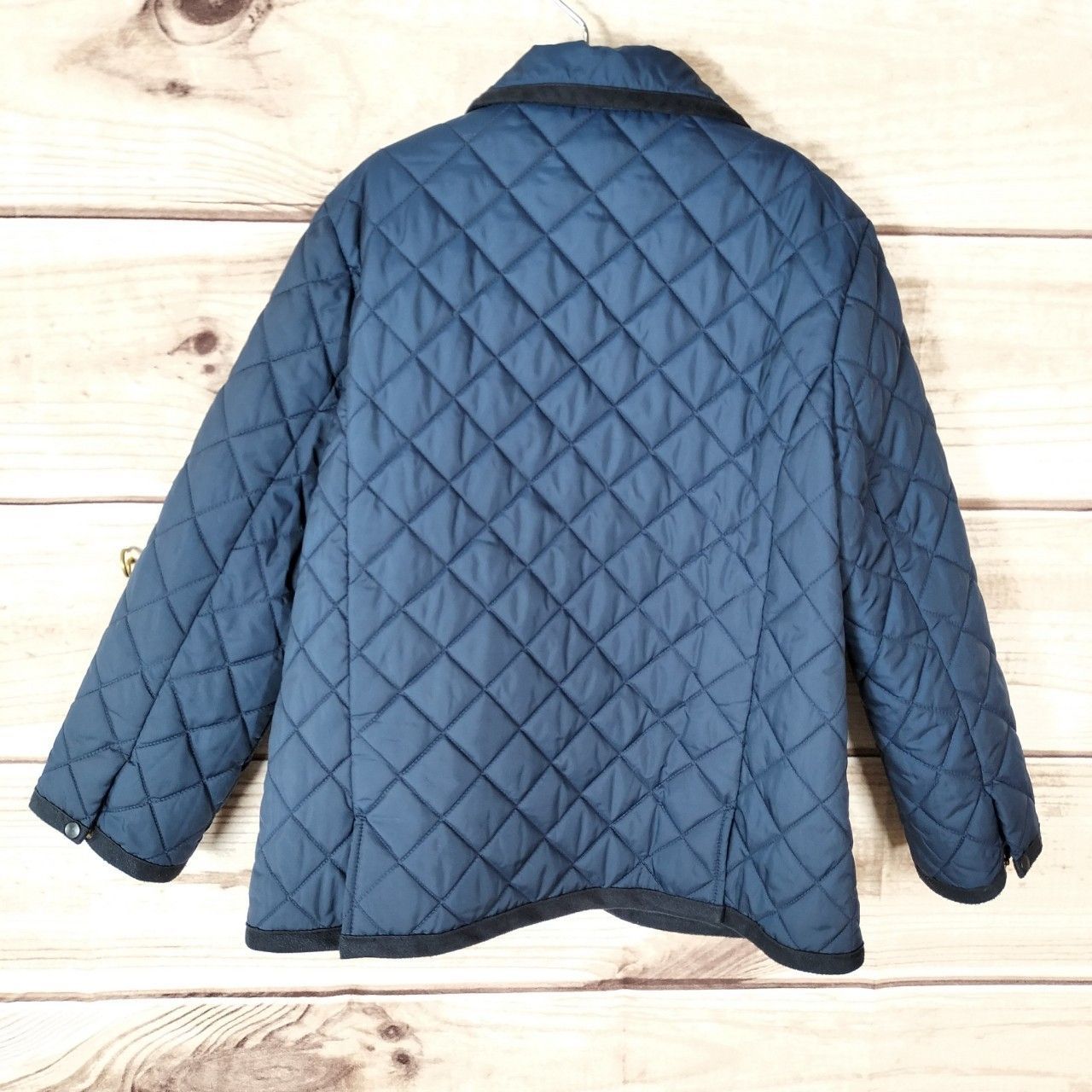 美品】familiar ファミリア キルティングジャケット ネイビー 120