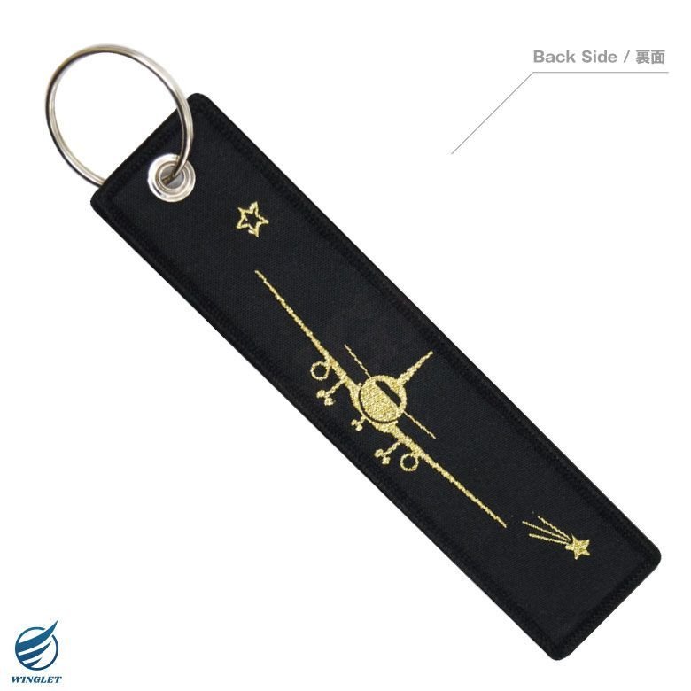 PILOT パイロット GOLD Ver タグ キーホルダー カラー ブラック Black フライトタグ FLIGHT TAG 機長 キャプテン 航空  飛行機 ヘリコプター グッズ アイテム - メルカリ