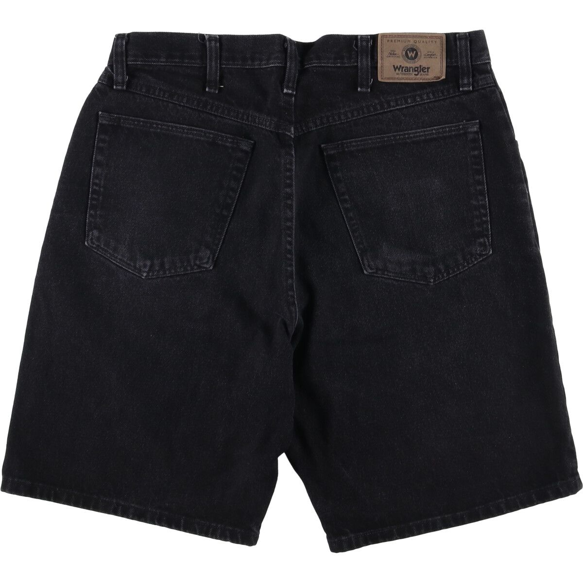 Wrangler ブラックデニムショーツ