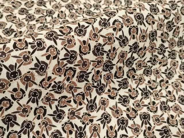 平和屋本店■極上　染織の名門　しょうざん 　生紬　兎　練色地　証紙・反端付き　逸品　CYAA2019s5 平和屋本店□極上 染織の名門 しょうざん 生紬 兎 練色地 証紙・反端