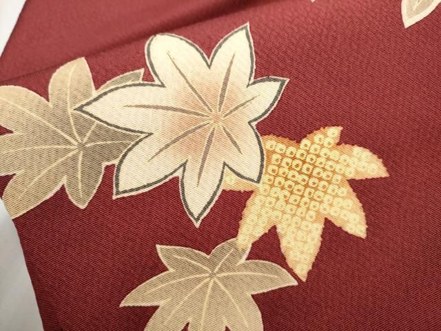 平和屋着物○九寸名古屋帯 楓文 正絹 逸品 CAAX1464hy - メルカリ