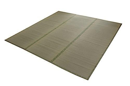 イケヒコ 純国産 い草 上敷き カーペット 市松織 不知火 団地間6畳 約255 340 cm 熊本県八代産イ草使用