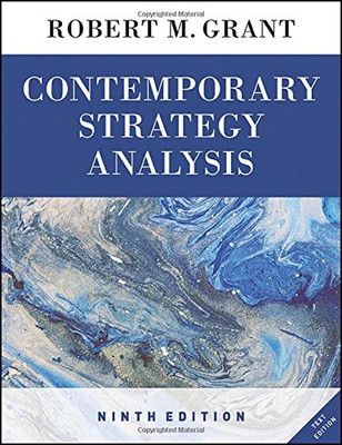 Contemporary Strategy Analysis Text Only [Paperback] Grant  Robert M.