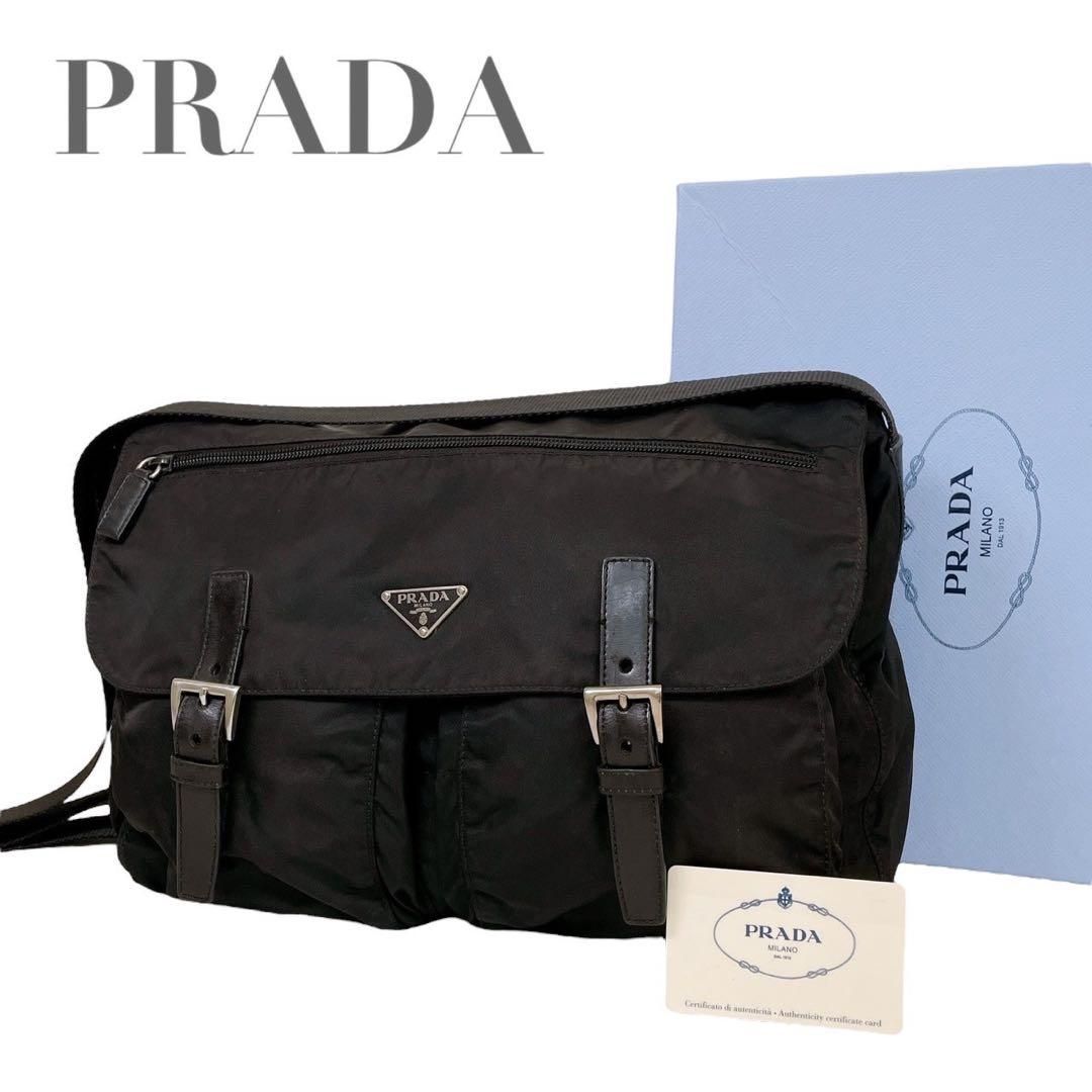 価格交渉/質問大歓迎♪】極美品 PRADA プラダ メッセンジャーバッグ