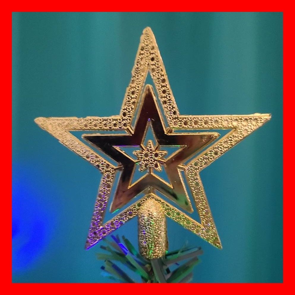 スター付き ミニクリスマスツリー クリスマス LED 50cm - メルカリ