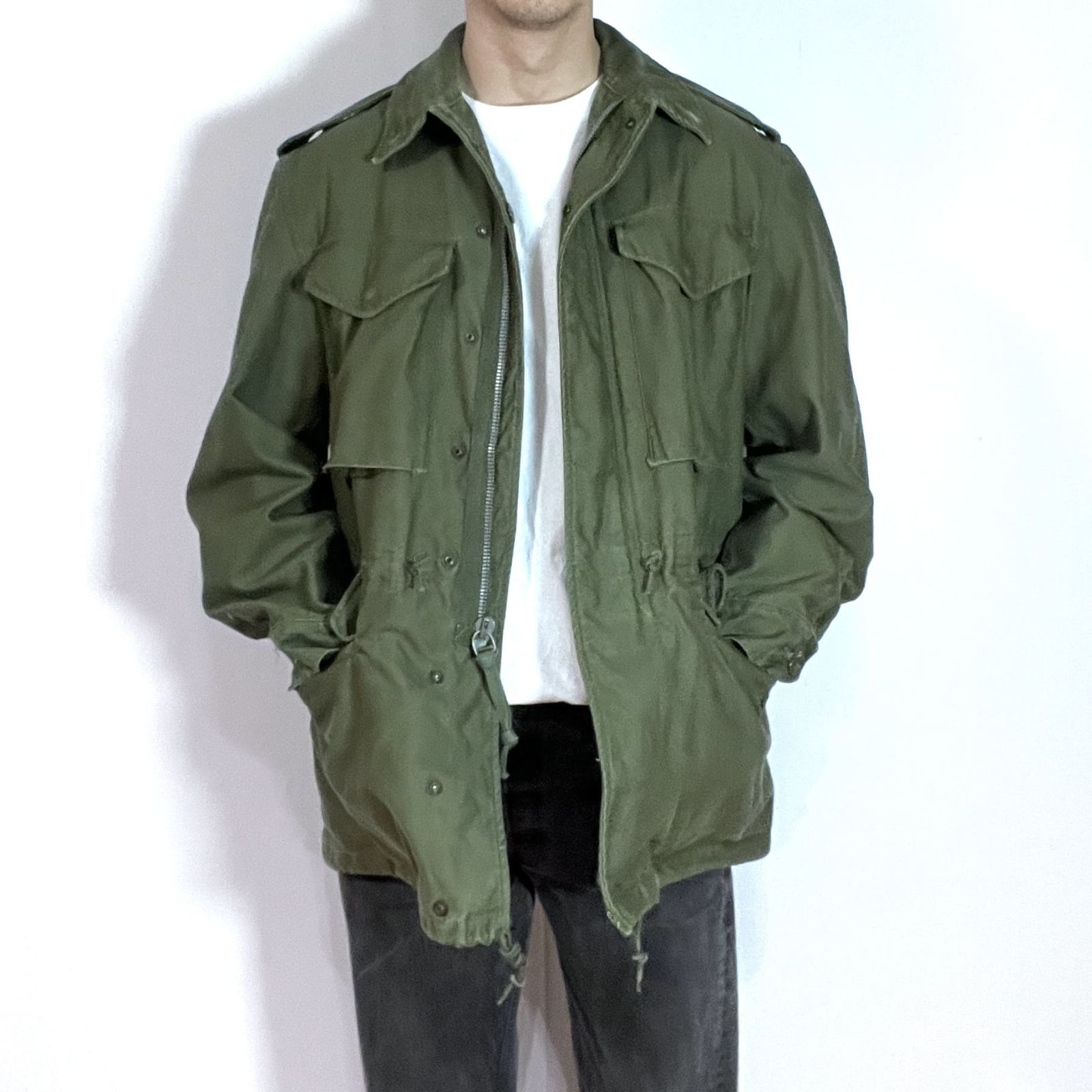 60s 1961年製 U.S.ARMY 米軍 実物 REGULAR SMALL S/R M51 フィールド 
