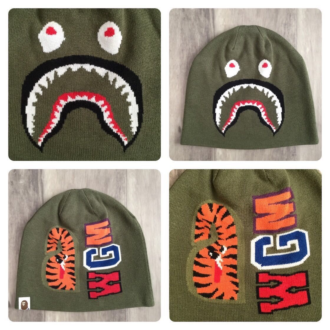 BAPE シャーク ニットキャップ shark ベイプ ape エイプ - Kametuku