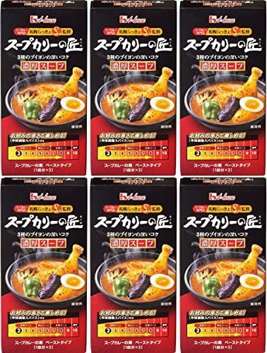 TR64964 スープカリーの匠 ペーストタイプ 濃厚スープ(6個セット）