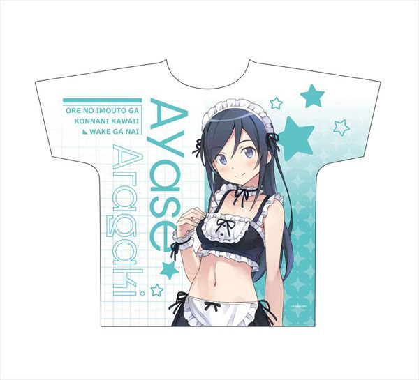 俺の妹がこんなに可愛いわけがない。 フルグラフィックTシャツ あやせ 水着メイド