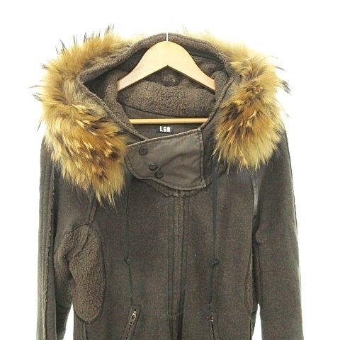 ルグランブルー L.G.B ラクーンファー ロングスリーブ パーカー