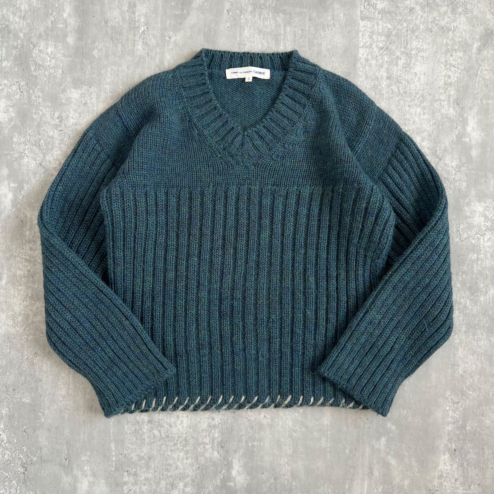 90s COMME des GARCONS SHIRT コムデギャルソンシャツ アーカイブ リブ 