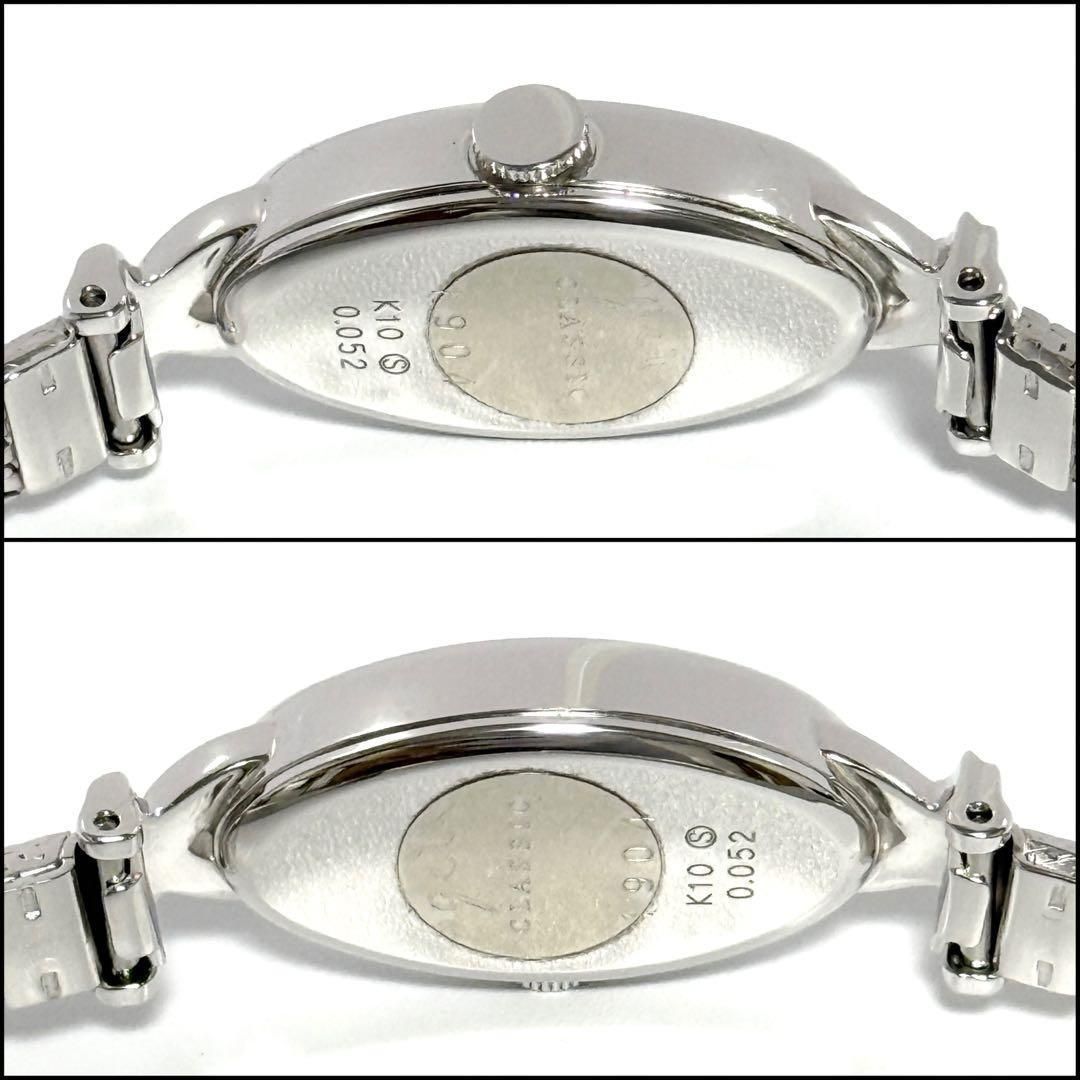 定価約19万】アガット 時計 オーバルフェイス ジュエリー ウォッチ K10